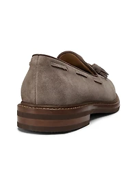 Tasseled Suede Loafers
