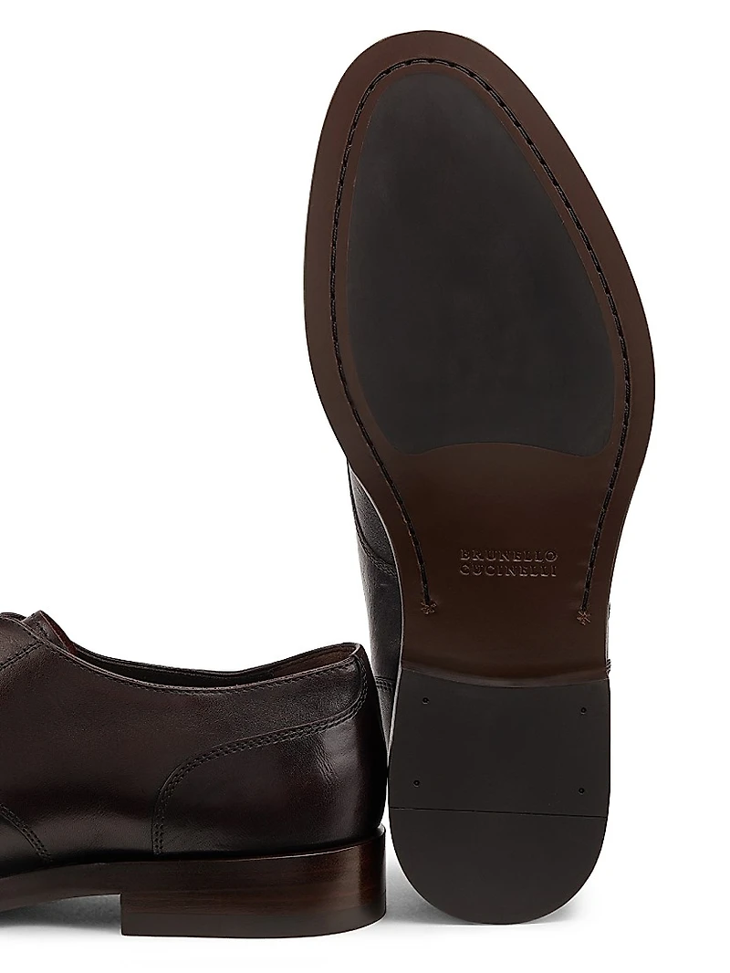 Polished Leather Oxfords