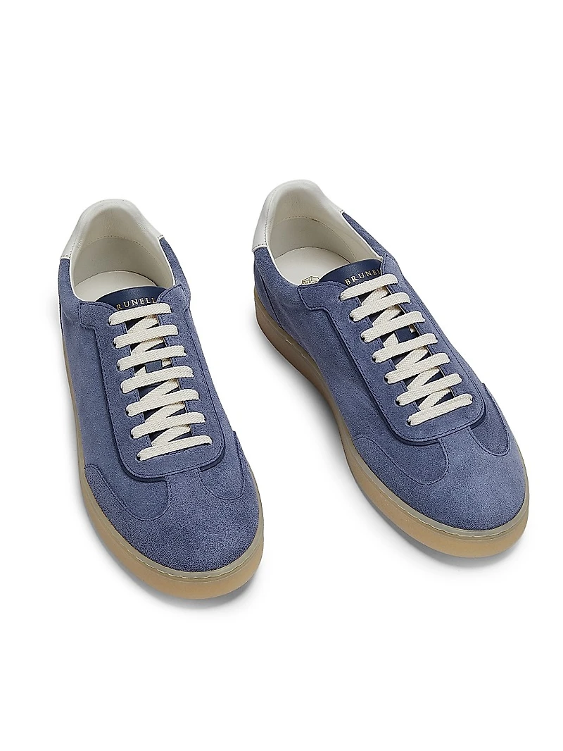 Suede Low-Top Sneakers