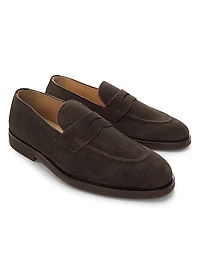 Suede Loafers
