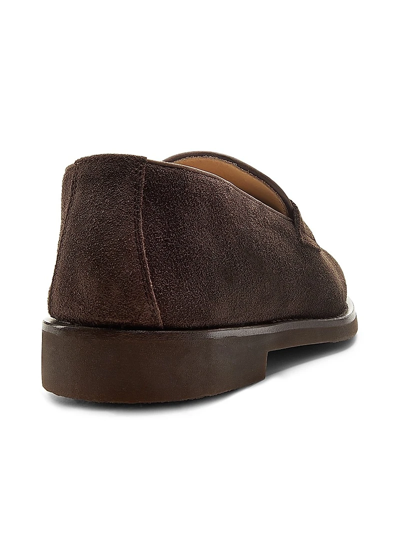 Suede Loafers