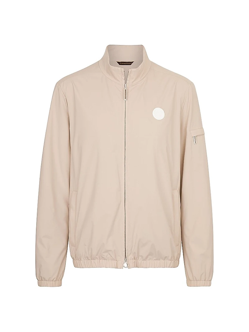 Windbreaker Jacket with Zip Closure