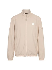Windbreaker Jacket with Zip Closure