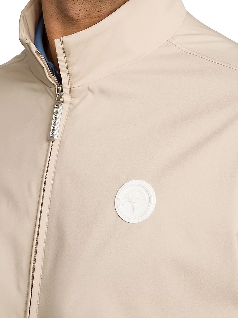 Windbreaker Jacket with Zip Closure