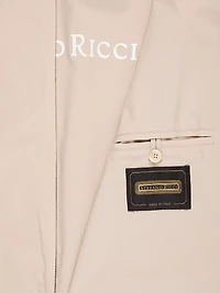 Windbreaker Jacket with Zip Closure
