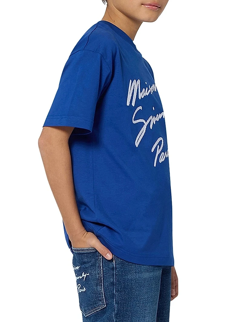 Little Boy's Embroidered T-Shirt