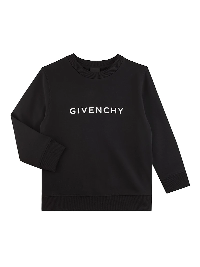Little Kid's & Logo Crewneck Sweatshirt