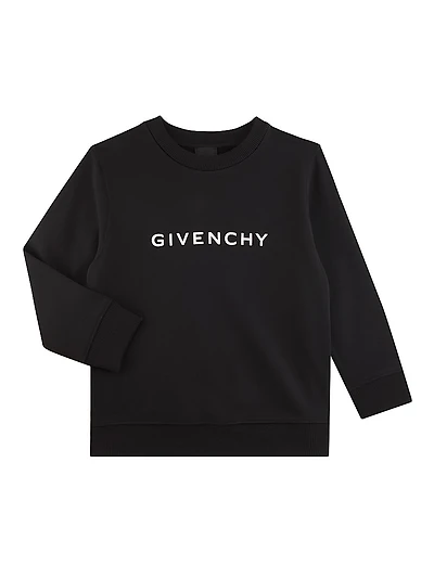 Little Kid's & Logo Crewneck Sweatshirt