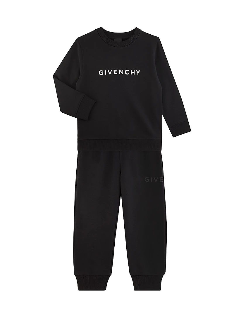Little Kid's & Logo Crewneck Sweatshirt