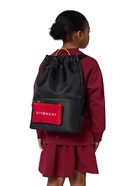 Little Girl's & Logo Sweatshirt Dress