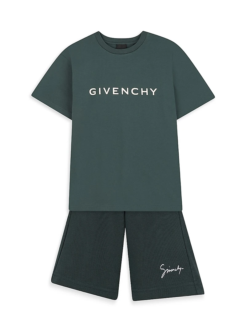 Little Kid's Logo Sweat Shorts
