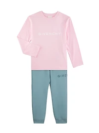 Little Kid's Logo Long-Sleeve T-Shirt