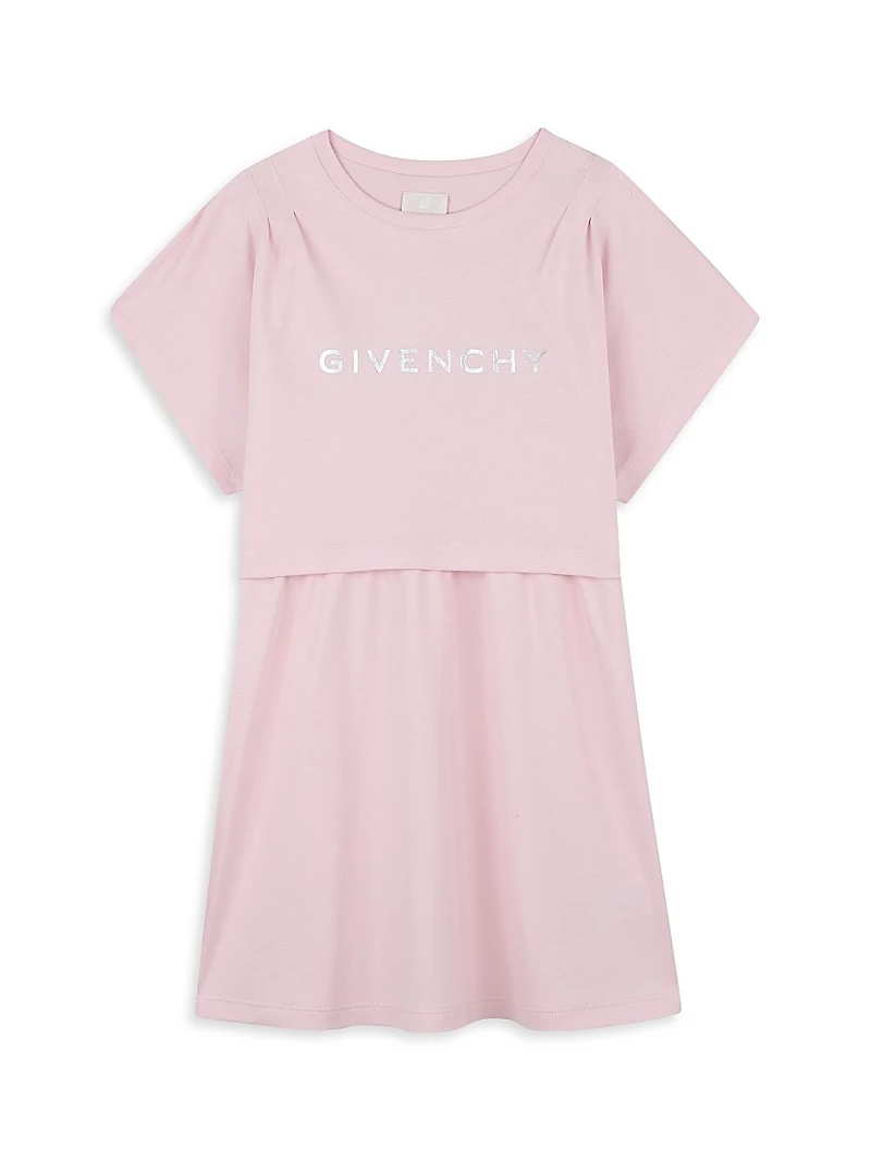 Little Girl's & Logo T-Shirt Dress