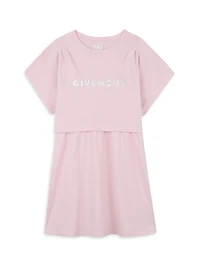 Little Girl's & Logo T-Shirt Dress