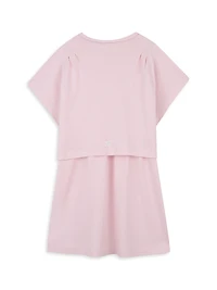 Little Girl's & Logo T-Shirt Dress