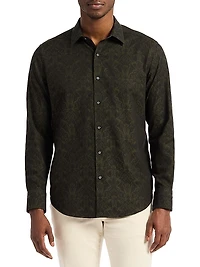 Highland Stretch Cotton Long-Sleeve Shirt