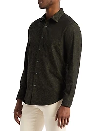 Highland Stretch Cotton Long-Sleeve Shirt