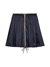 Light Re-Nylon Pleated Skirt