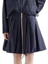 Light Re-Nylon Pleated Skirt