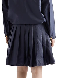Light Re-Nylon Pleated Skirt