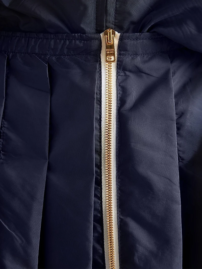 Light Re-Nylon Pleated Skirt