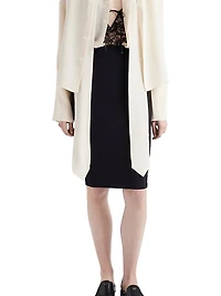 Stretch Fabric Slip Skirt