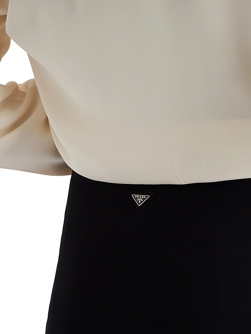 Stretch Fabric Slip Skirt