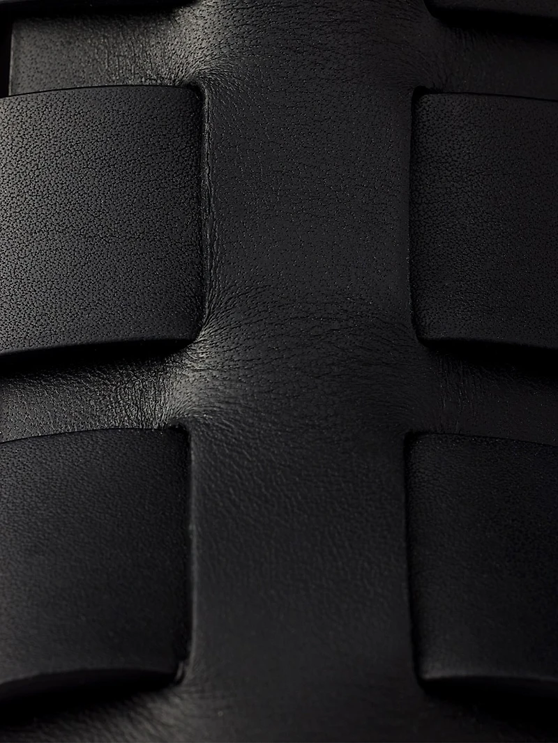 Leather Sandals with Ankle Straps