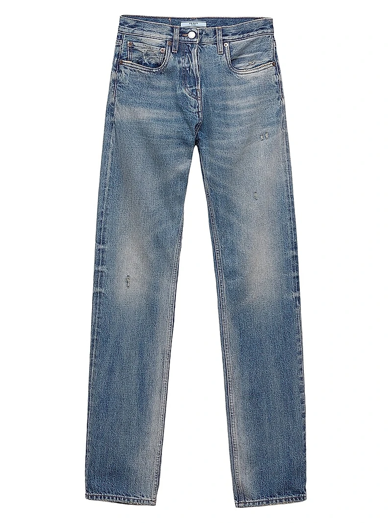 Tapered Denim Jeans