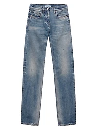 Tapered Denim Jeans