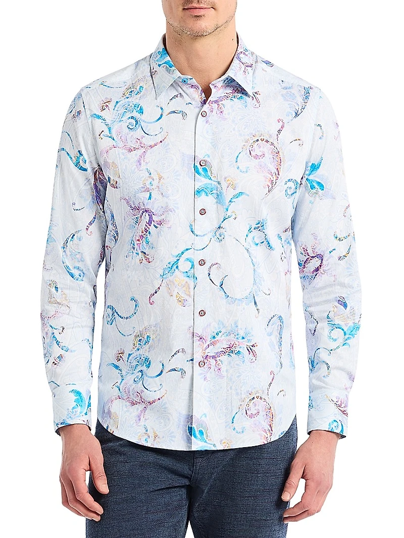Tilden Button-Front Shirt