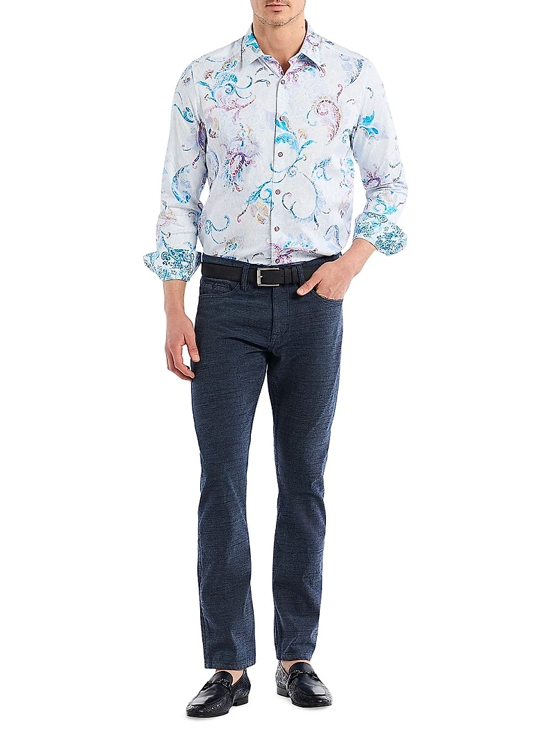 Tilden Button-Front Shirt