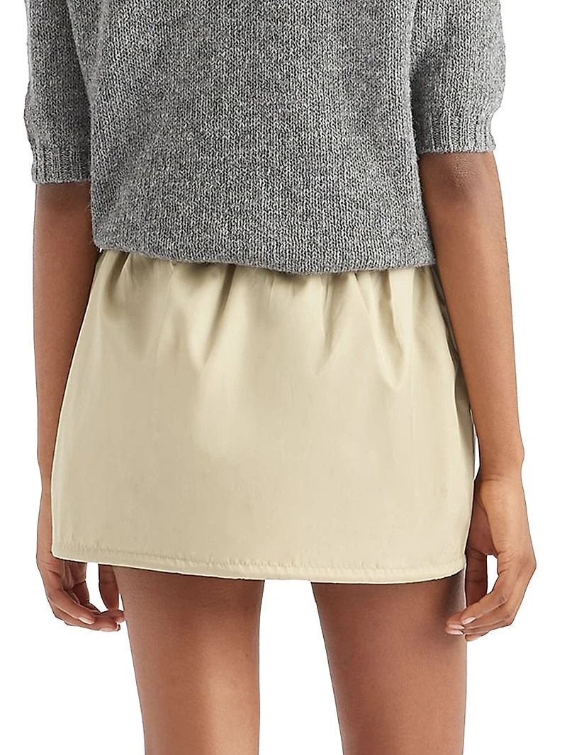 Re-Nylon Mini Skirt