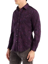 Hoyt Poplin Button-Front Shirt