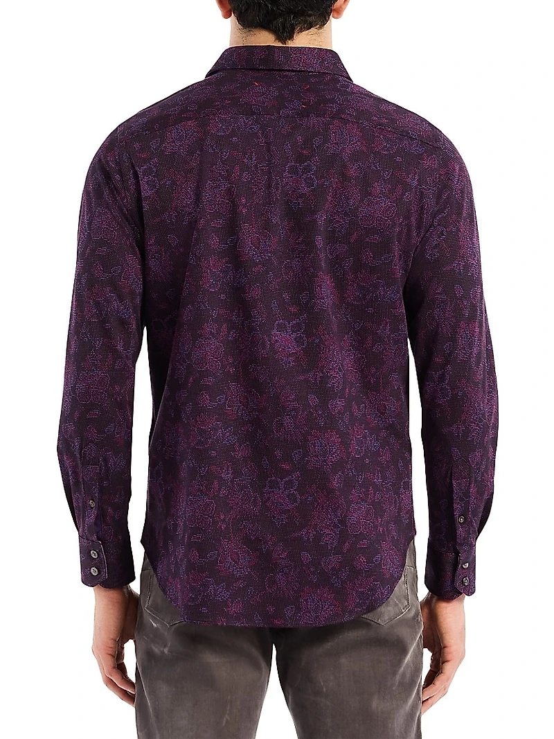 Hoyt Poplin Button-Front Shirt