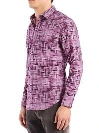 Berkley Tile Print Woven Shirt