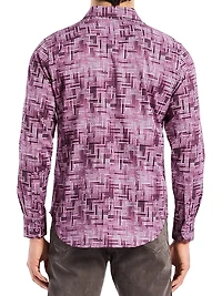 Berkley Tile Print Woven Shirt