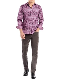 Berkley Tile Print Woven Shirt