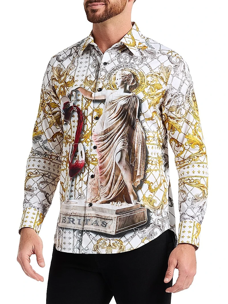 Dionysian Cotton Long-Sleeve Shirt