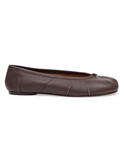 Tabi Leather Ballet Flats