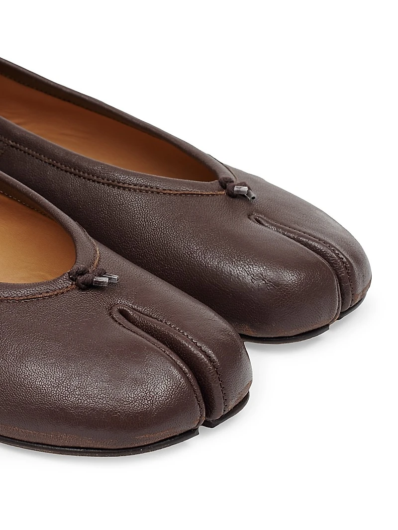 Tabi Leather Ballet Flats