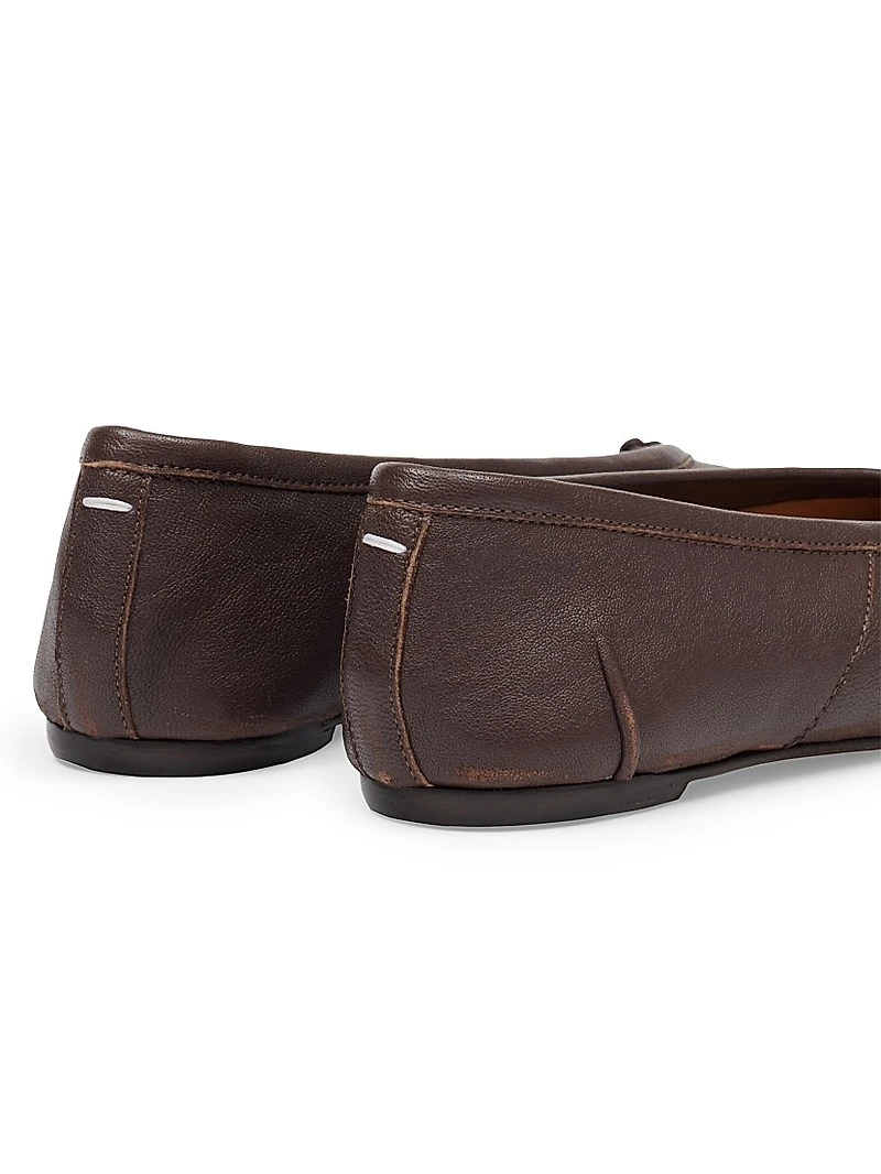 Tabi Leather Ballet Flats