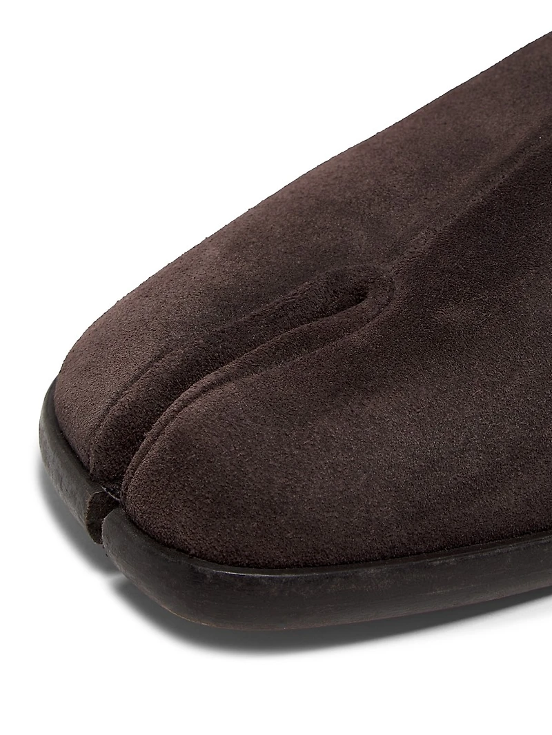 Tabi Babouche Suede Flats