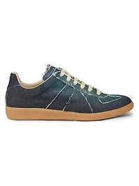 Replica Exclusive Denim Low-Top Sneakers