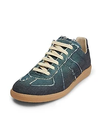 Replica Exclusive Denim Low-Top Sneakers