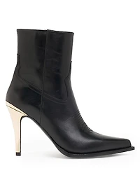 Bennett 95MM Leather Ankle Boots