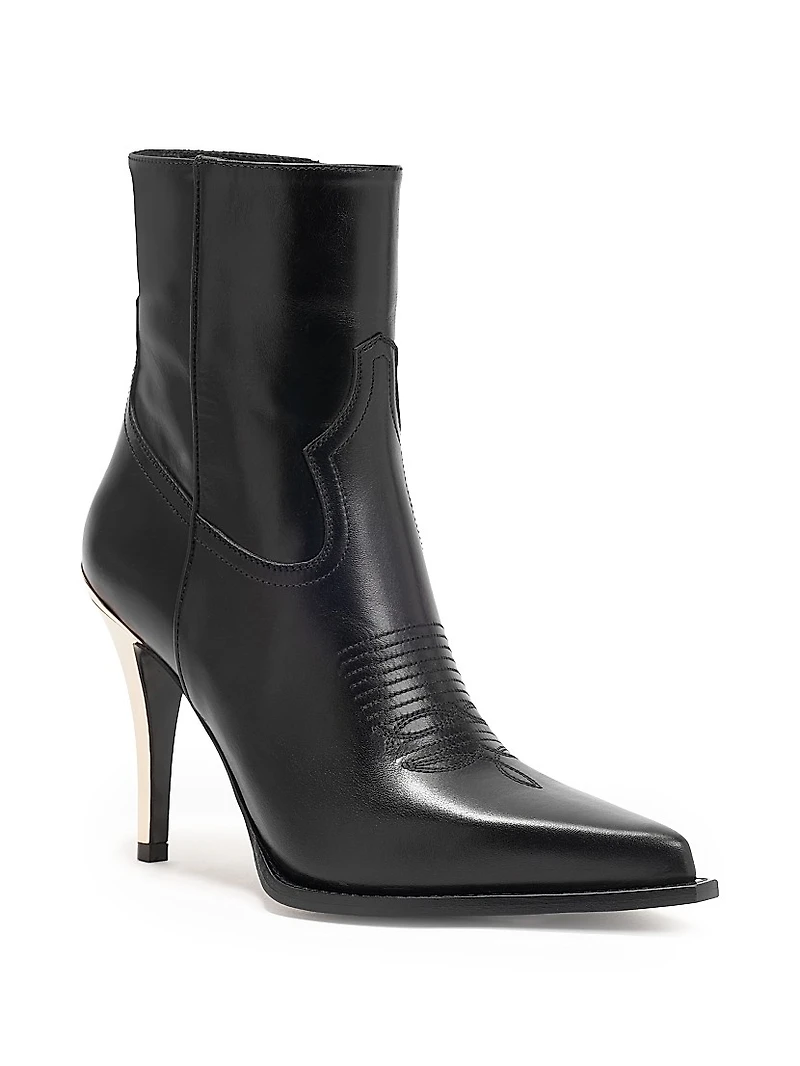 Bennett 95MM Leather Ankle Boots