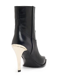 Bennett 95MM Leather Ankle Boots