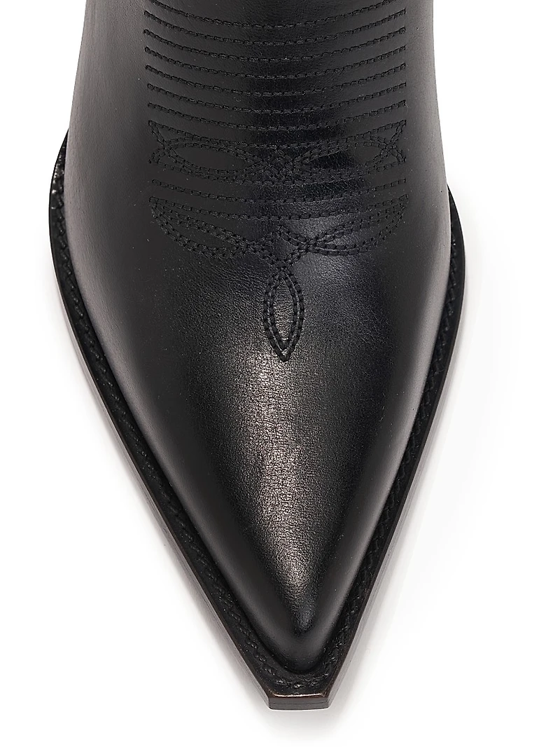 Bennett 95MM Leather Ankle Boots