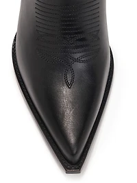 Bennett 95MM Leather Ankle Boots